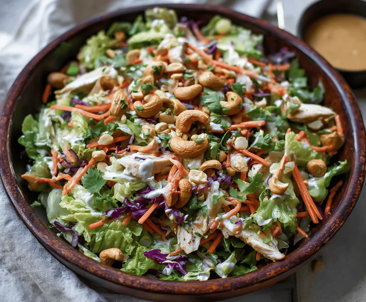 Chicken Cashew Crunch Salad