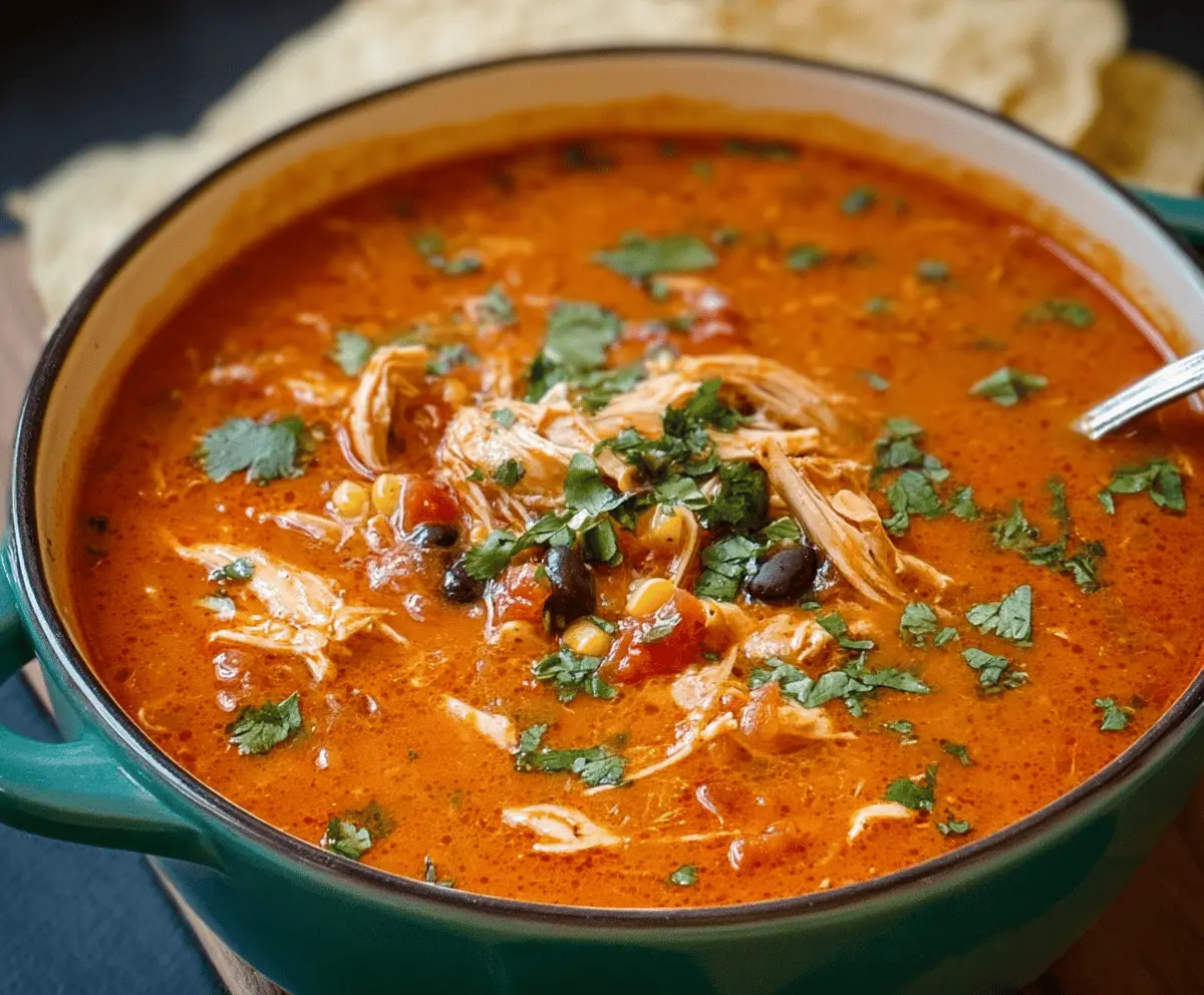 Chicken Enchilada Soup Recipe