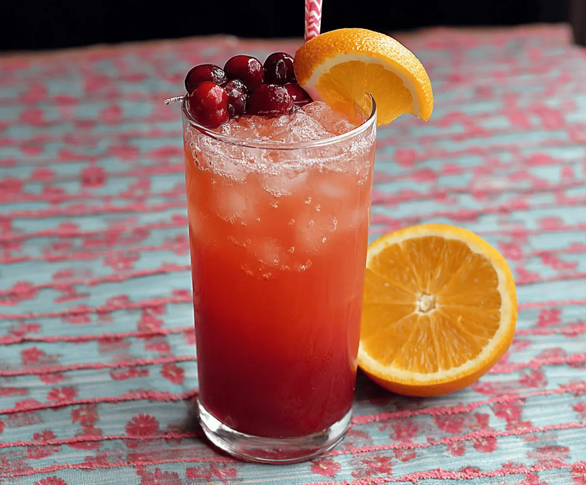 Cranberry and Orange Juice