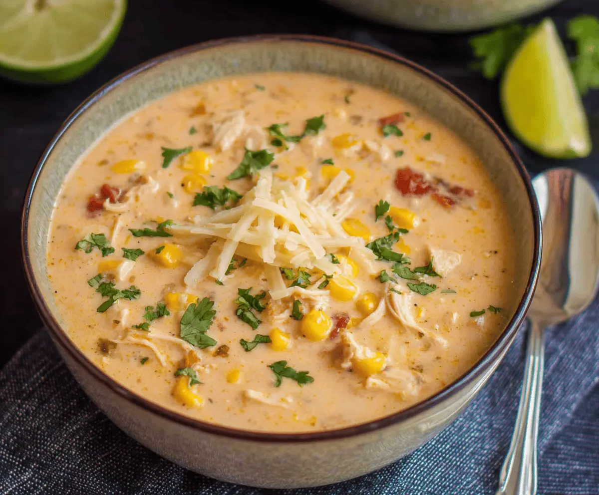 Crock Pot Mexican Chicken Corn Chowder