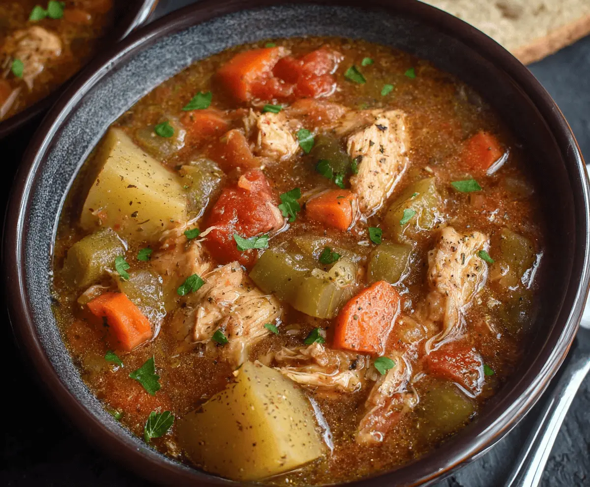 Slow Cooker Chicken Stew
