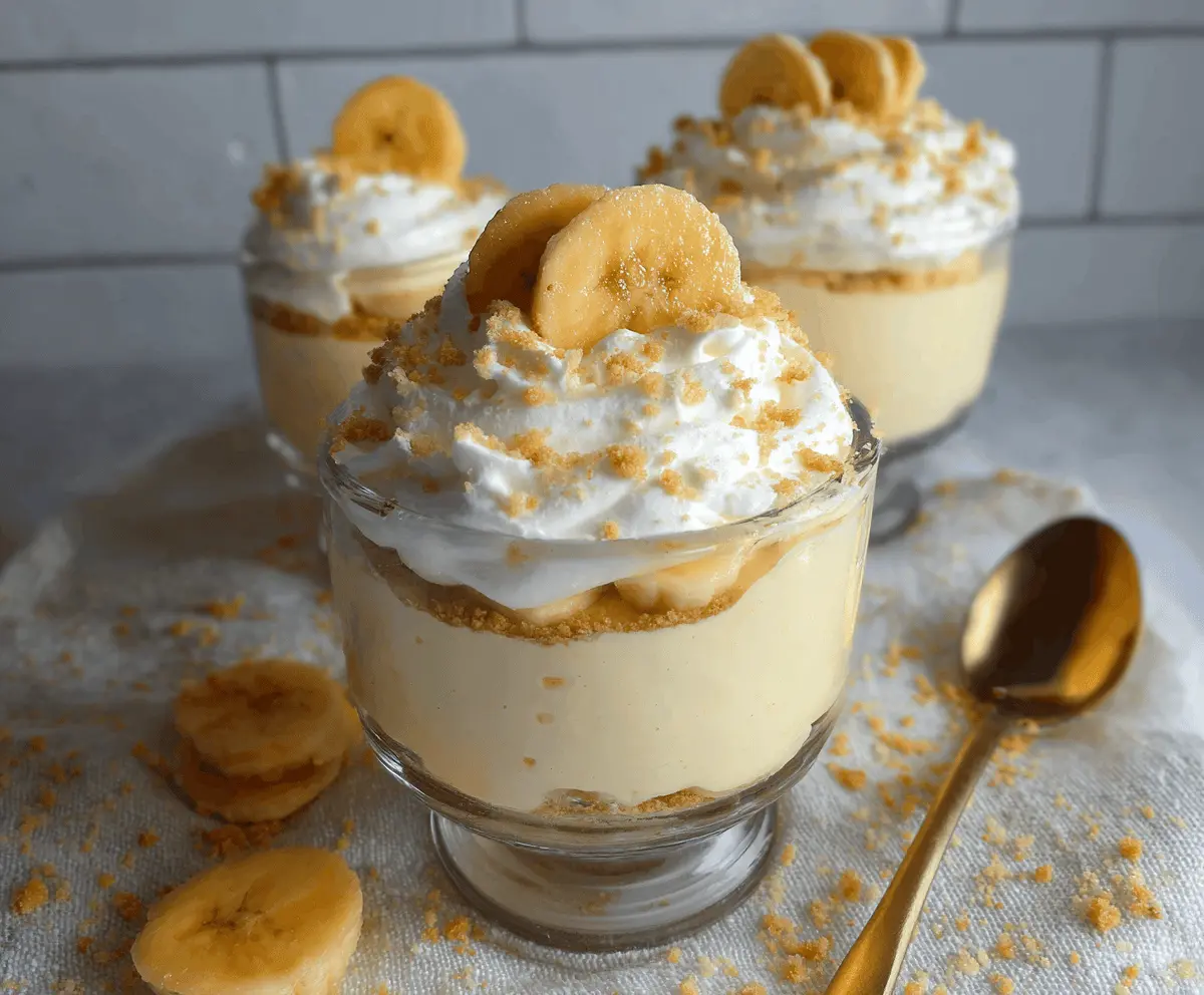 Banana Pudding Cottage Cheese Mousse