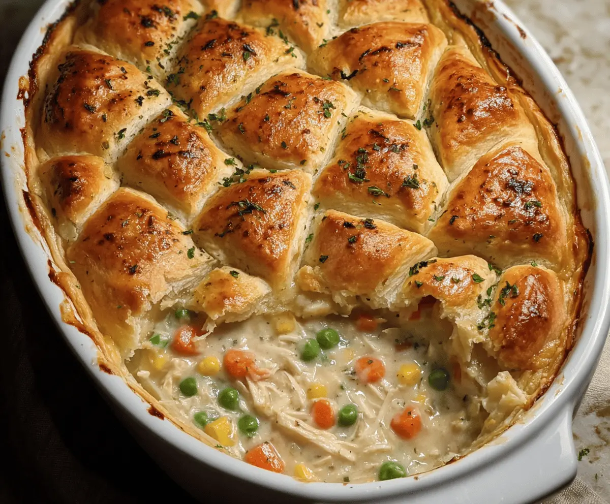 Chicken Pot Pie Casserole Recipe