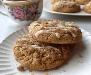 Delicious Gilmore Girls Coffee Cake Cookies fresh out of the oven, featuring a golden crust and sweet crumb topping.