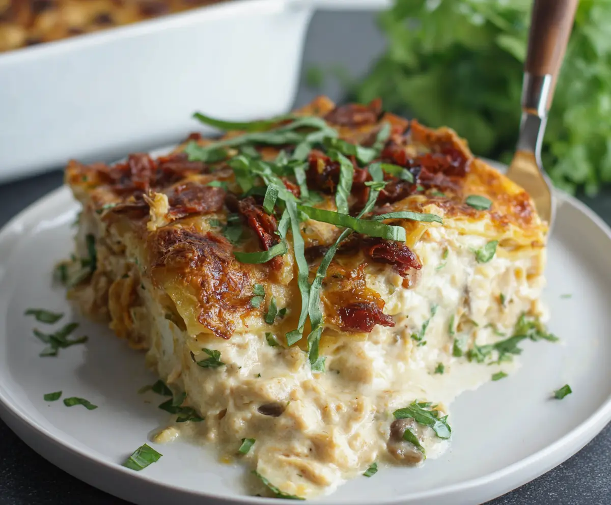 Marry Me Chicken Lasagna