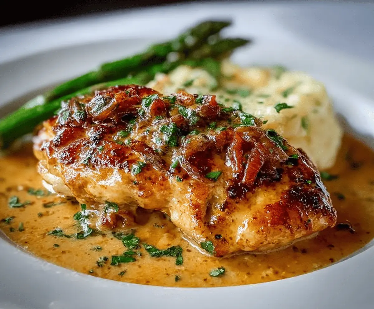 Delicious Morton’s Steakhouse Chicken Christopher dish featuring tender chicken with flavorful toppings.