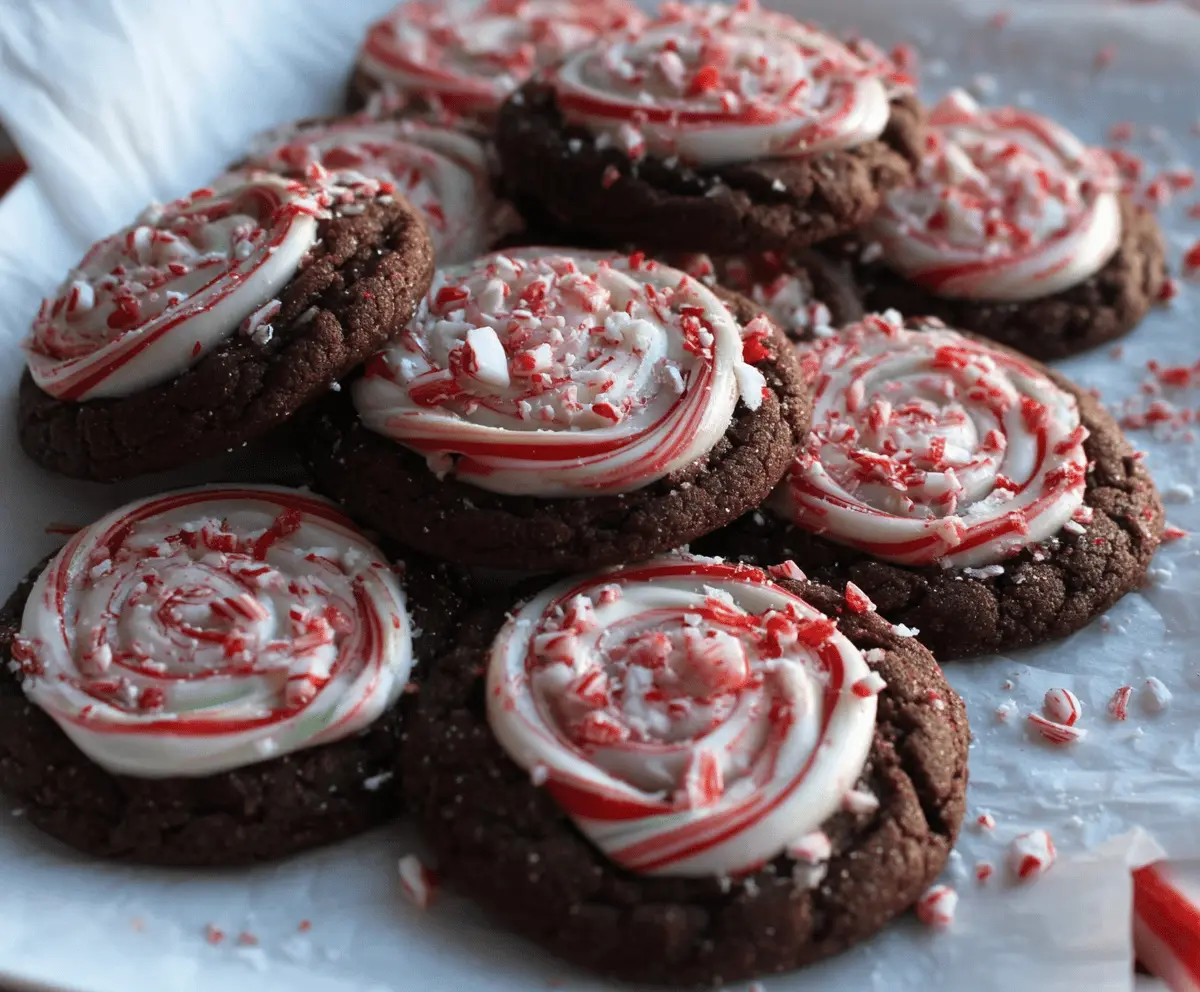 Peppermint Chocolate Cookies