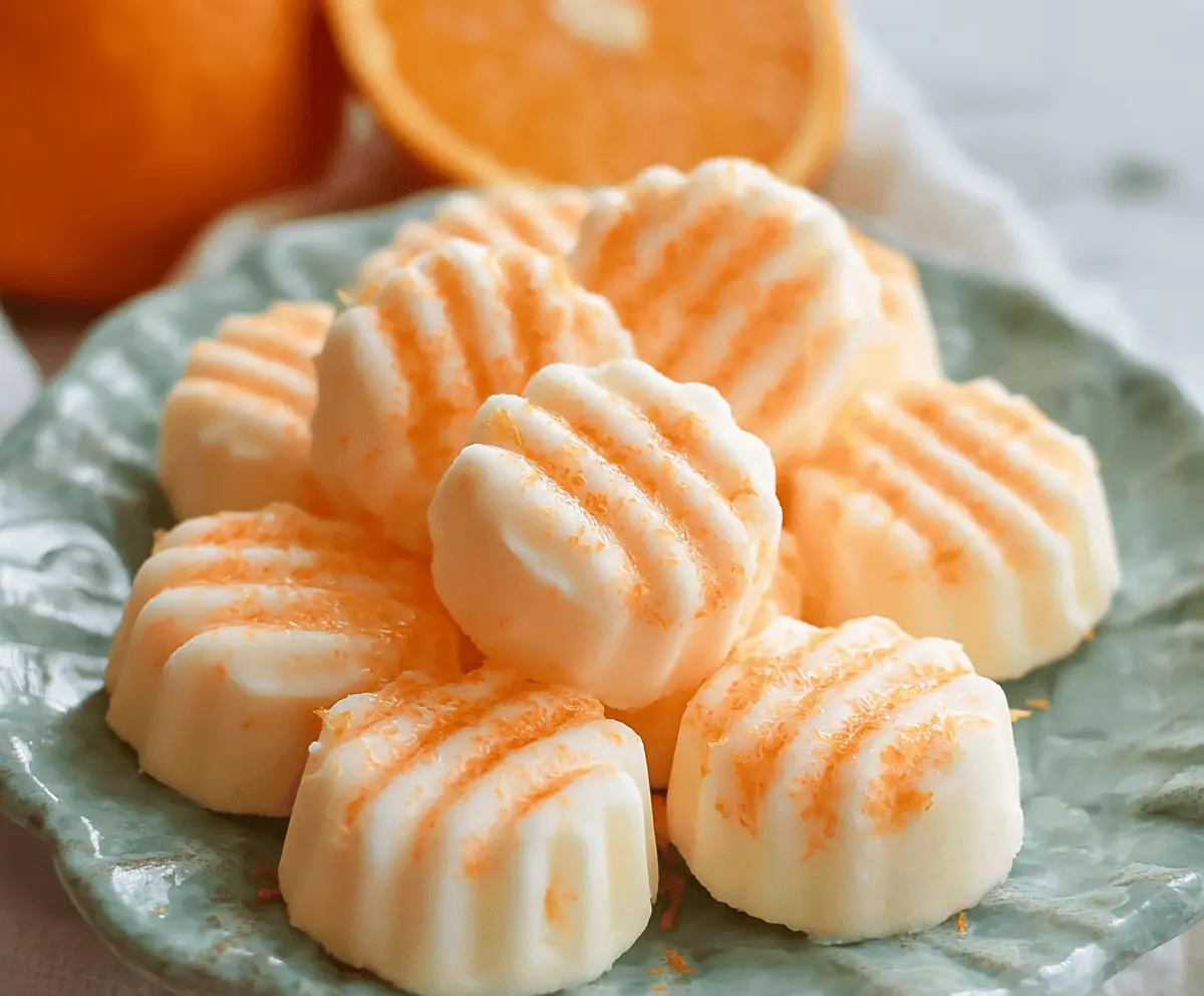 Sweet Orange Cream Cheese Mints