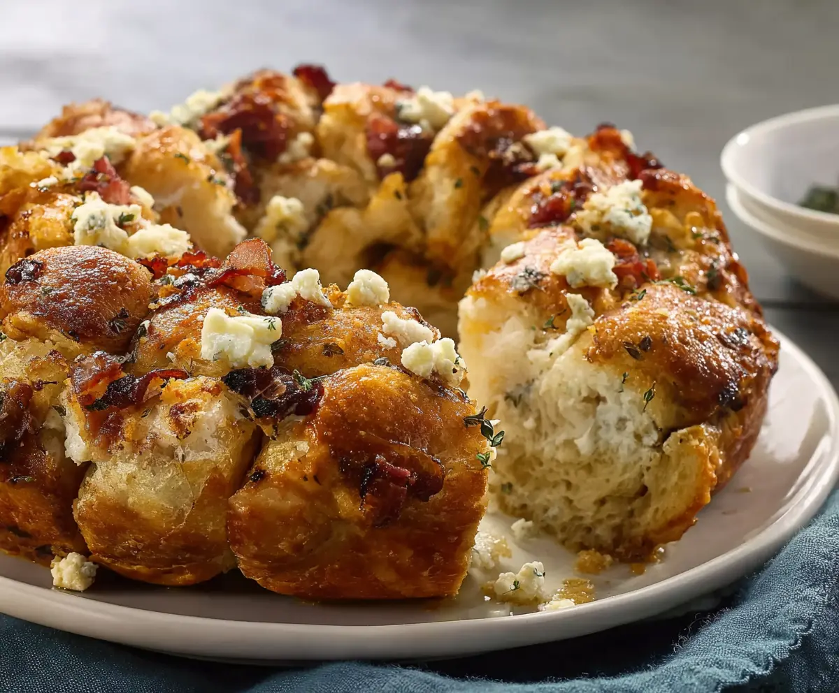 Bacon Gorgonzola Pull Aparts