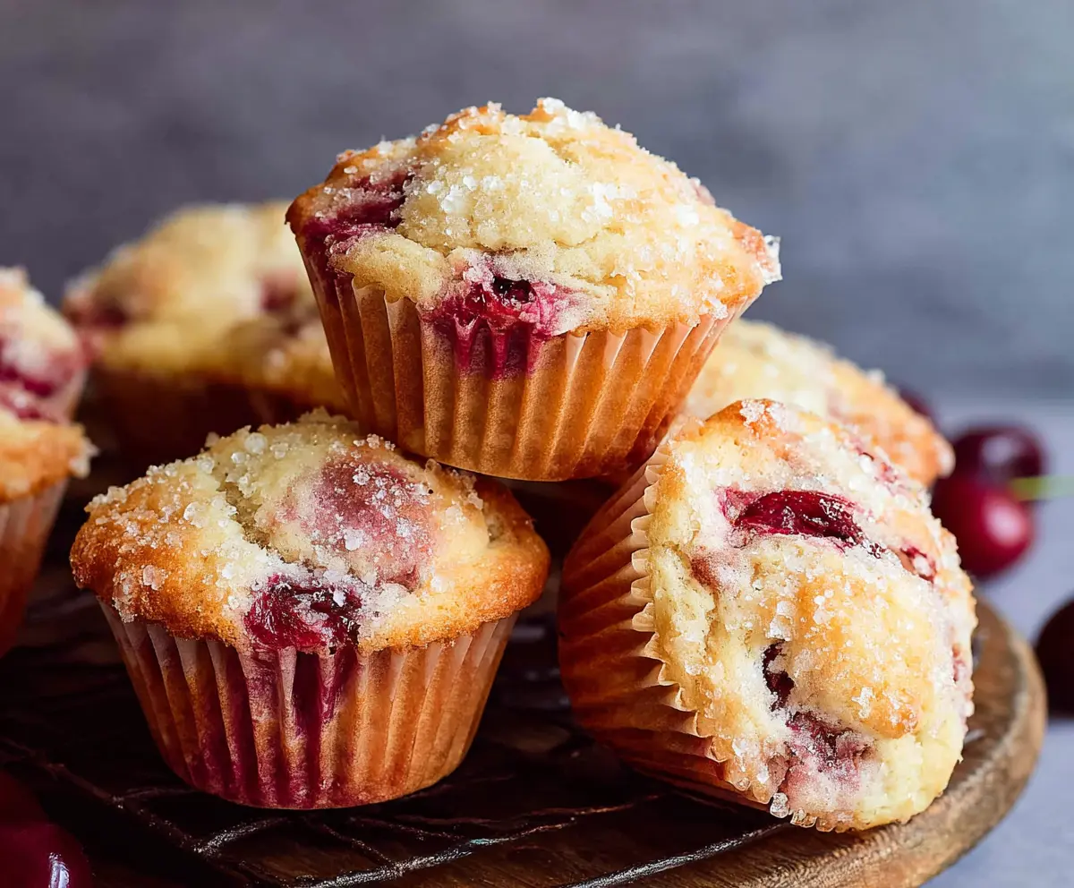 Cherry Muffins (Fresh and Easy)