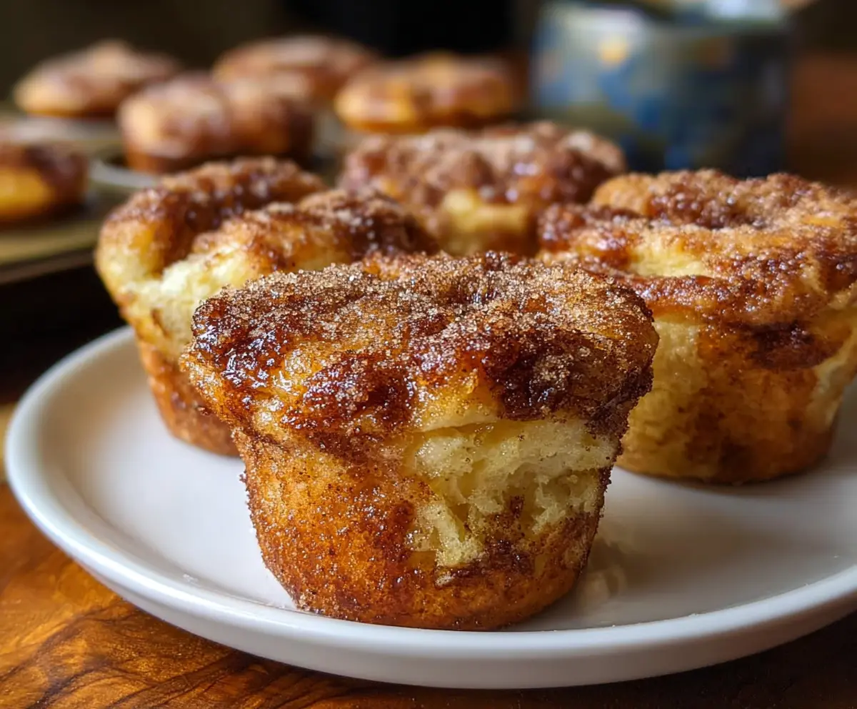 Cinnamon Sugar French Toast Muffins