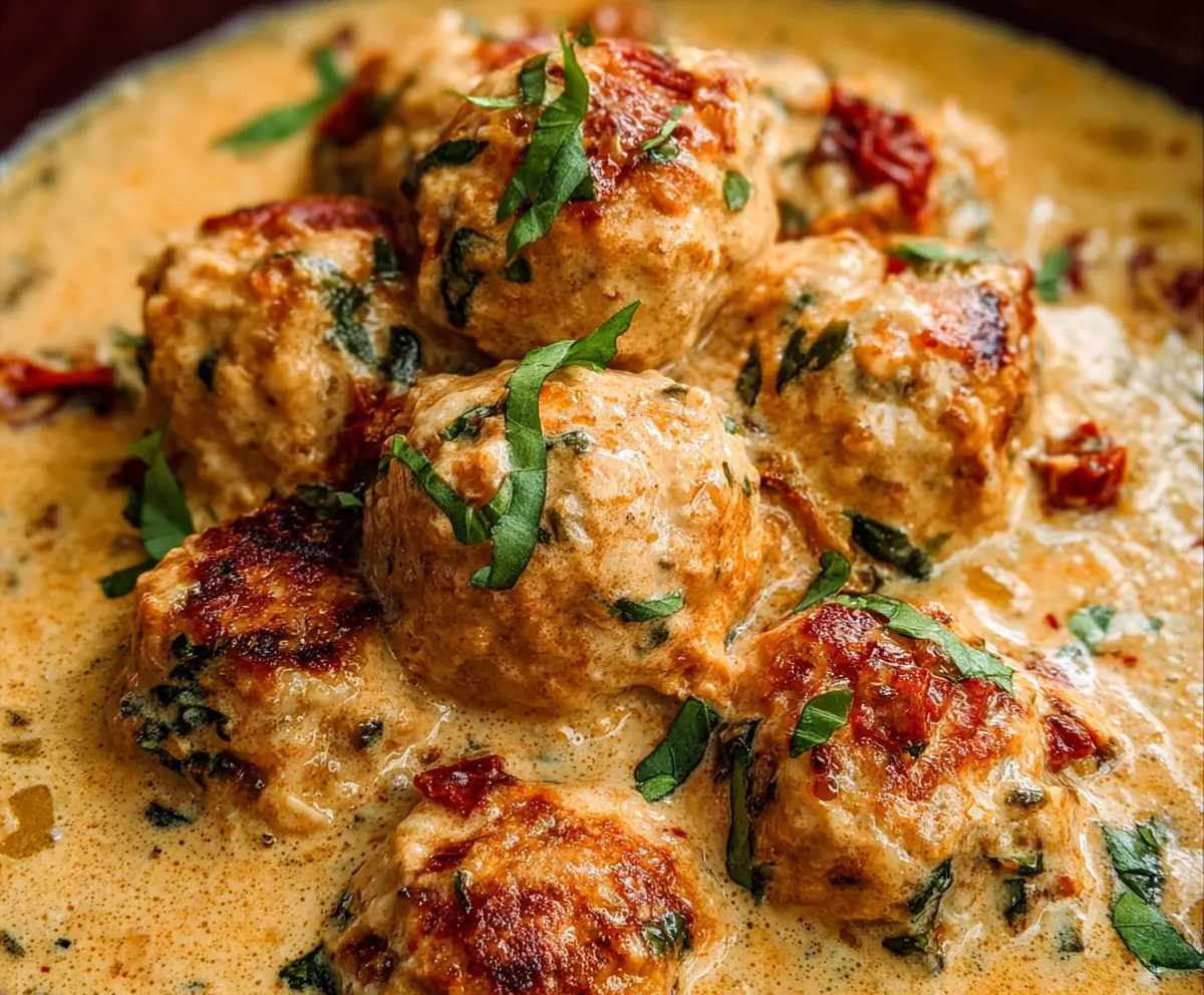 Creamy Marry Me Chicken Meatballs