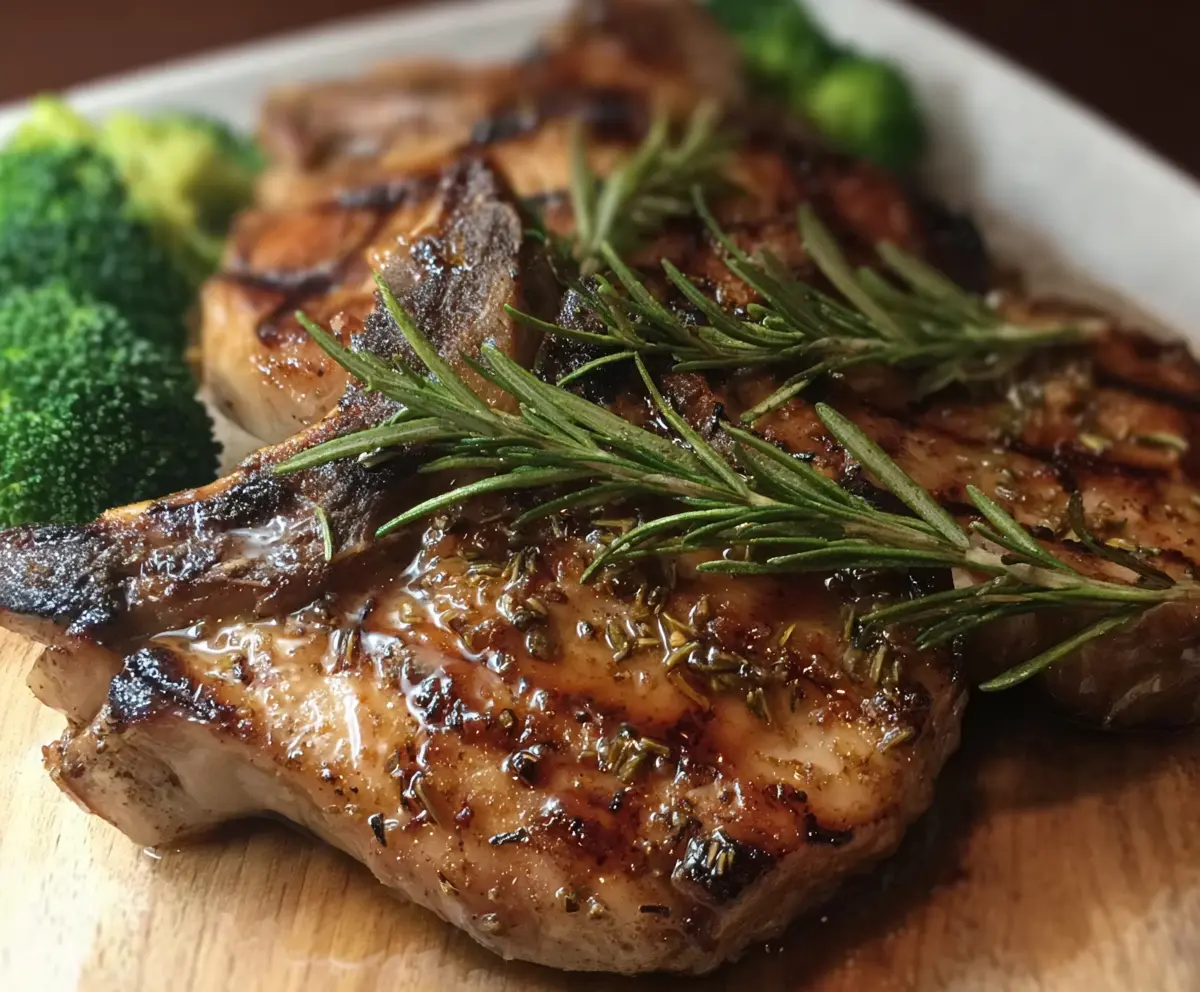 Grilled Rosemary Pork Chops