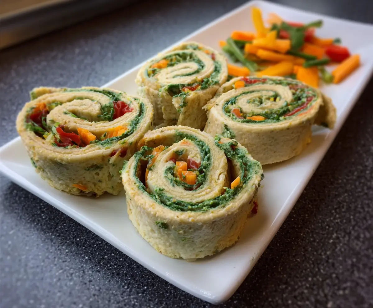 Hummus Veggie Pinwheels