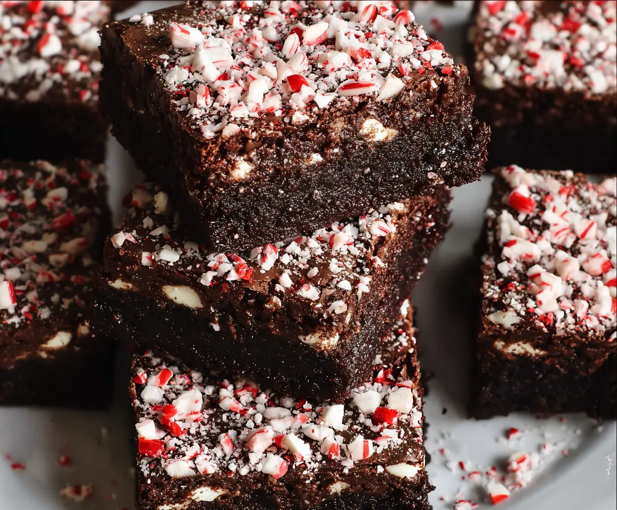 Peppermint Brownies (Rich and Fudgy Recipe)