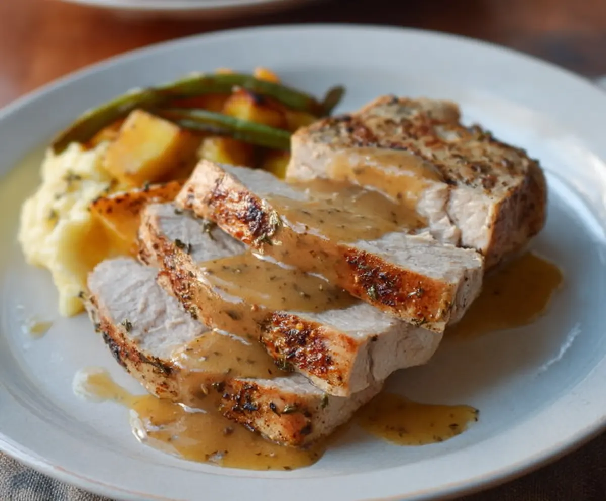 Skillet Pork Chops with Pan Gravy