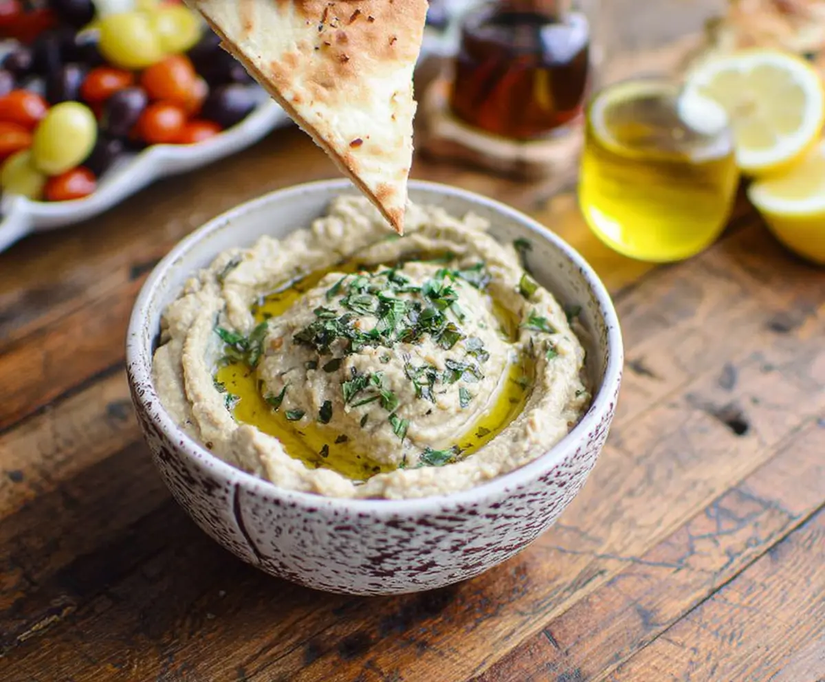 Baba Ganoush: Roasted eggplant Dip