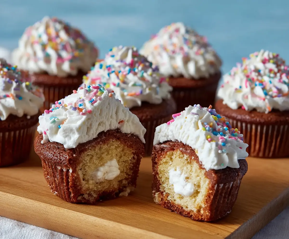 Cream-Filled Cupcakes