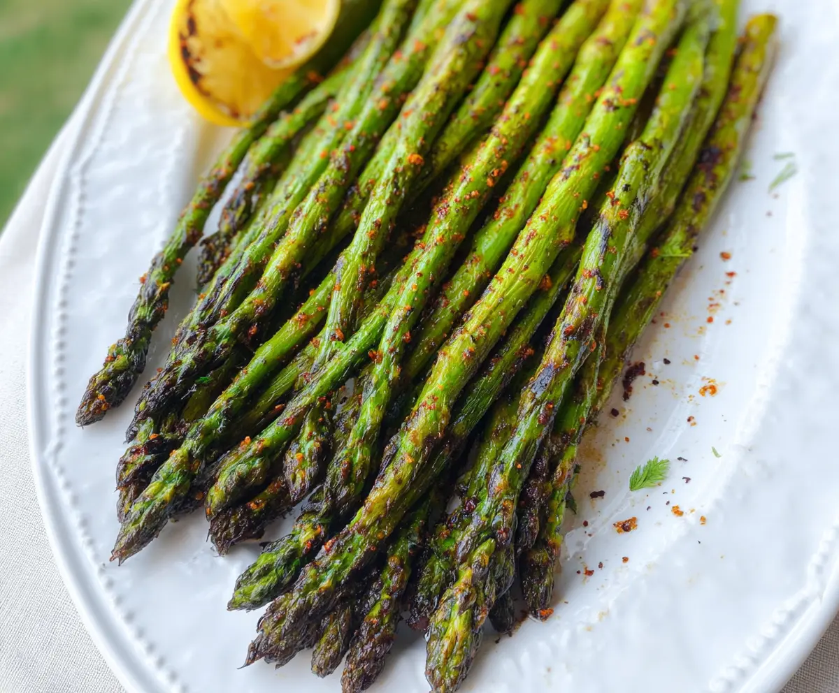 Garam Masala Grilled Asparagus