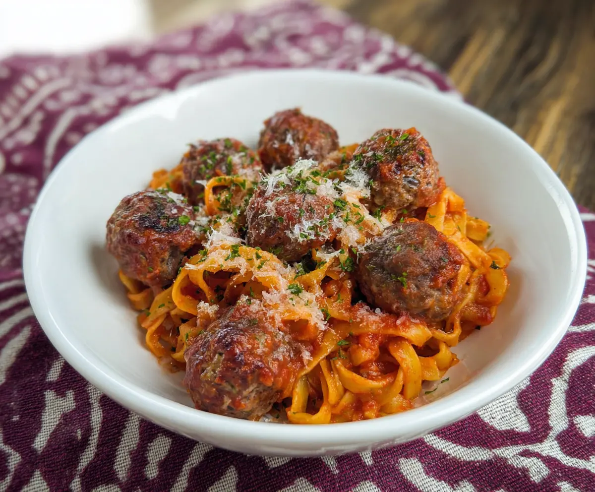 Pasta with Meatballs