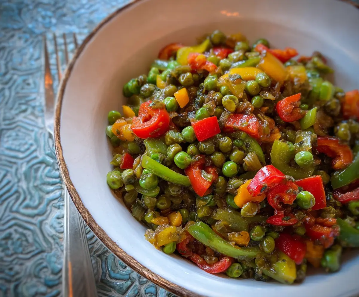 Peas and Peppers Stir Fry
