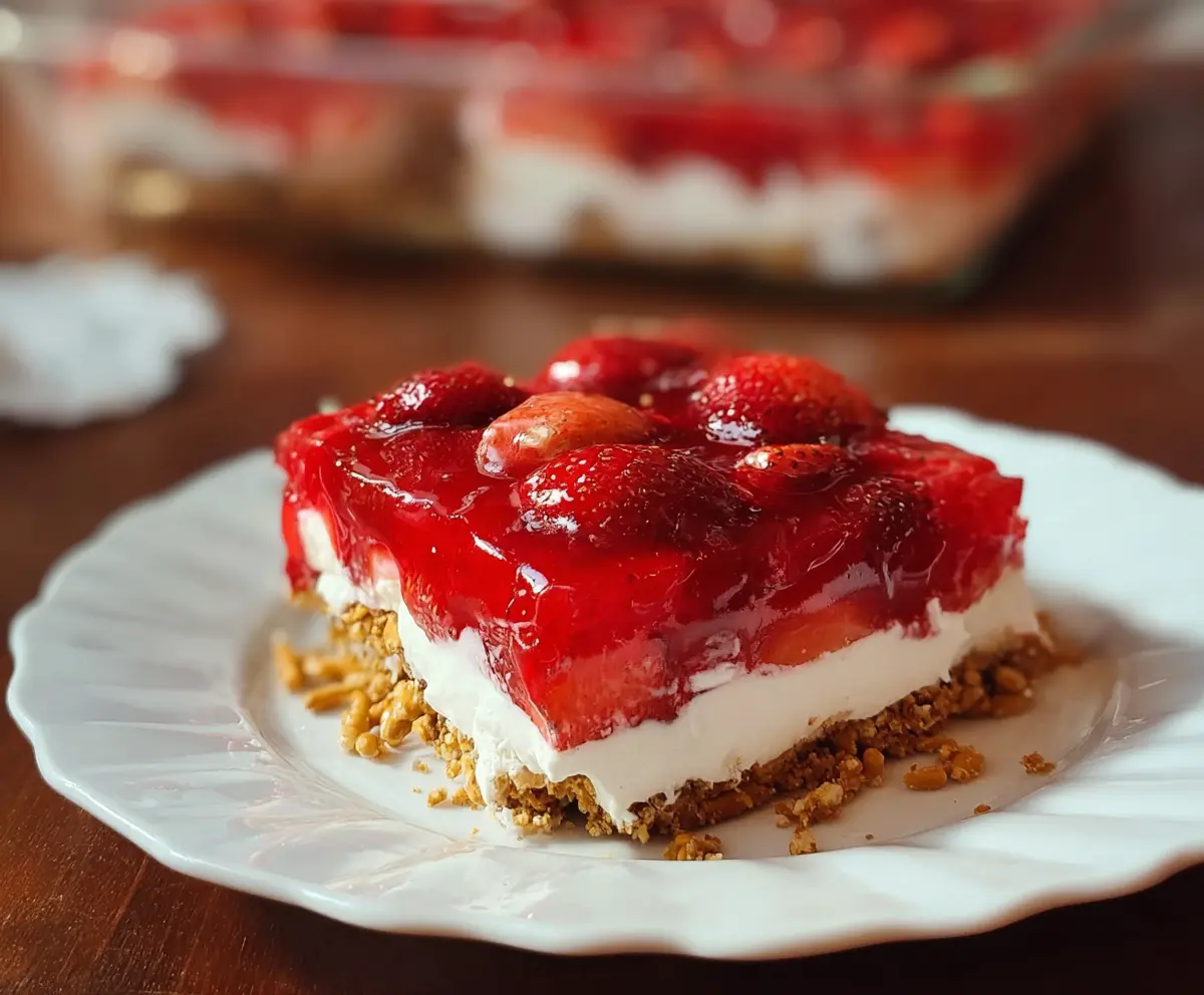 Strawberry Pretzel Salad