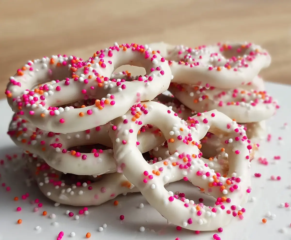 White Chocolate Pretzels