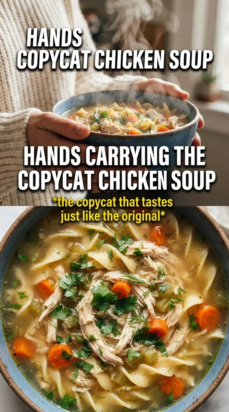 Chick-Fil-A Chicken Noodle Soup clear broth comforting