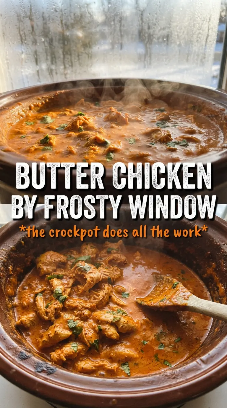 Slow cooker Indian butter chicken creamy tomato chicken