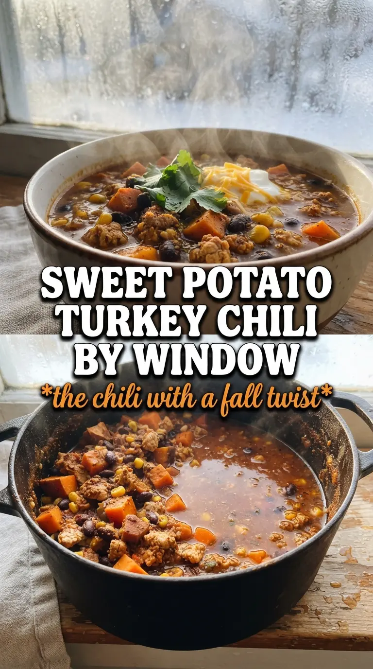 Sweet potato turkey chili hearty smoky